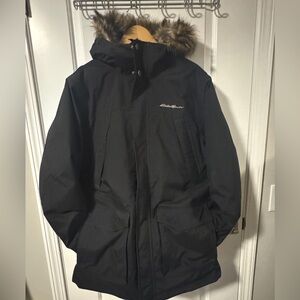 Eddie Bauer Size L down puffer winter jacket